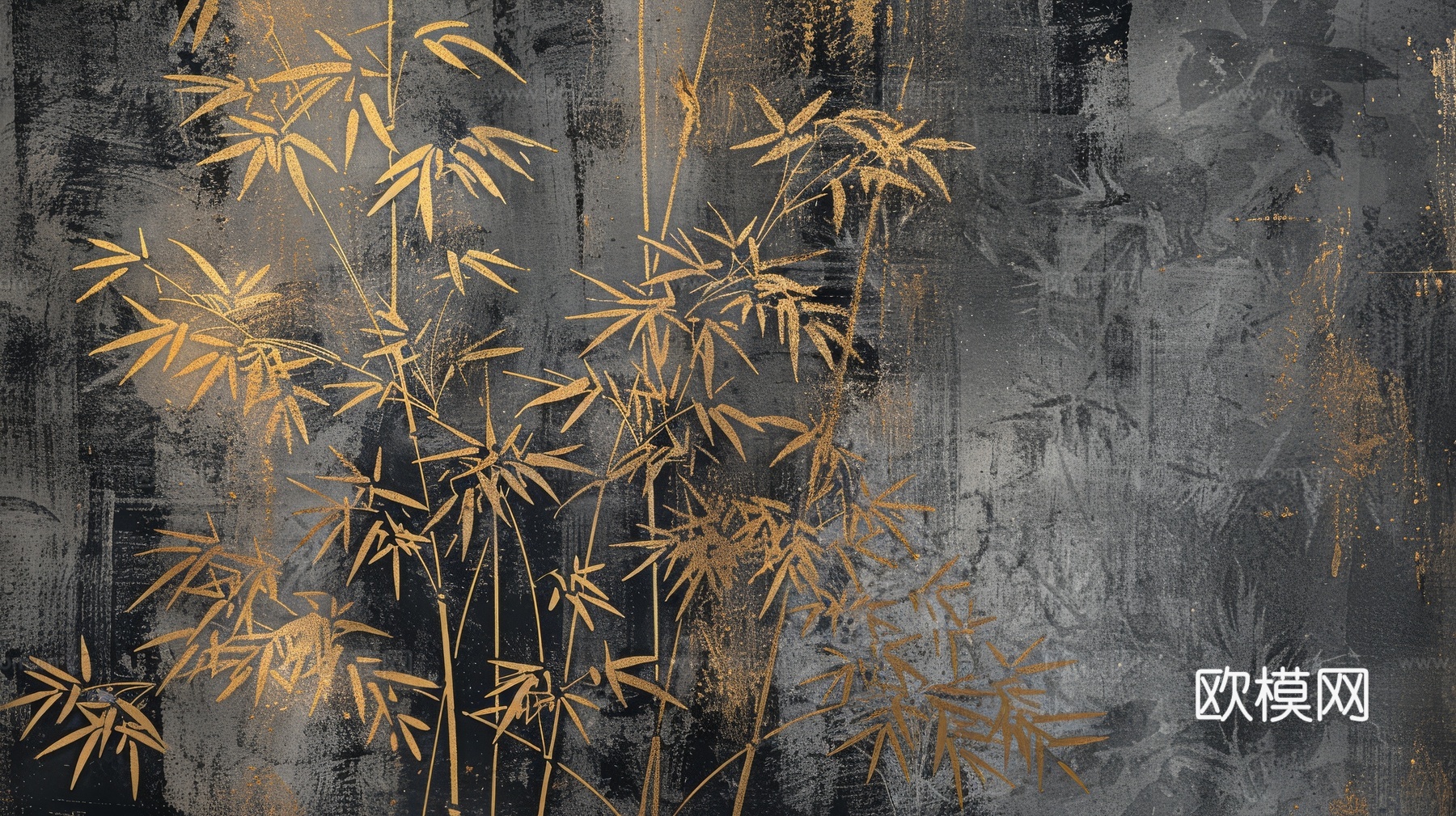 中式竹子竹林壁纸壁画