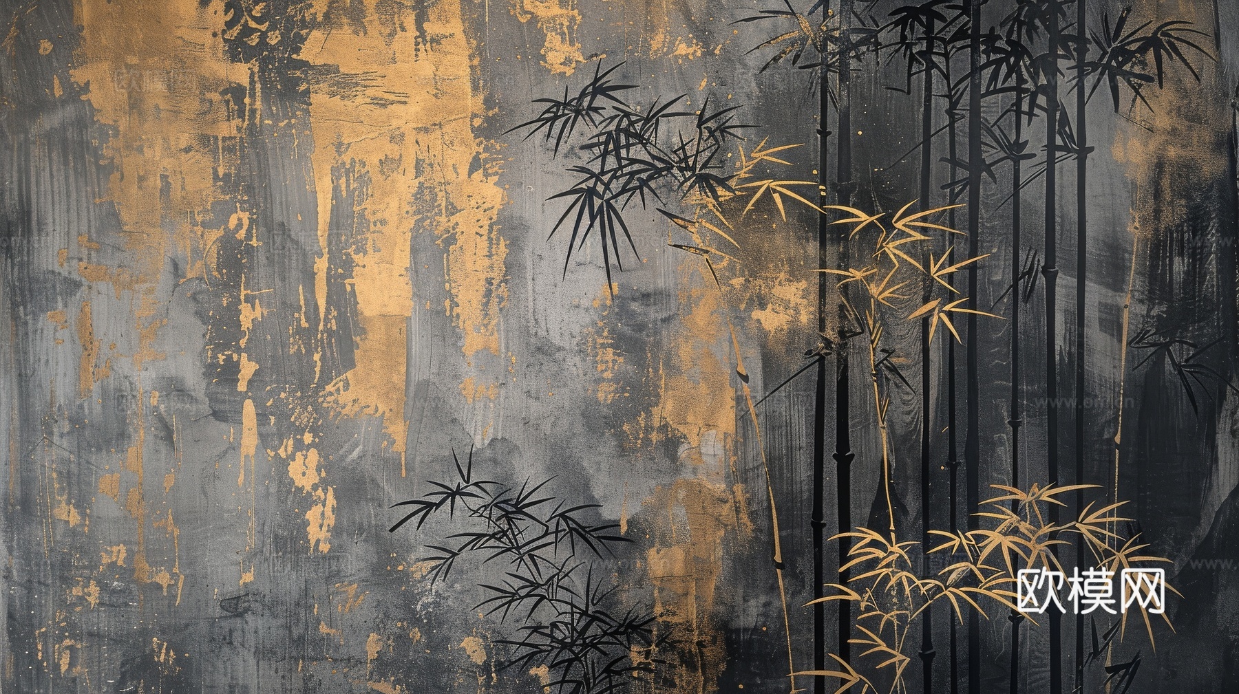中式竹子竹林壁纸壁画