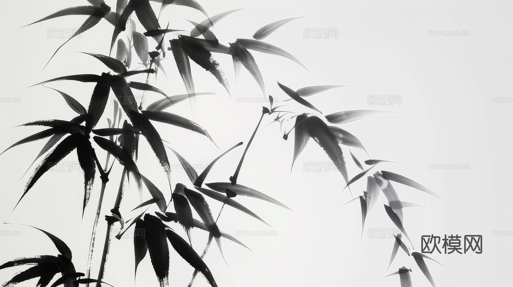 中式竹子竹林壁纸壁画