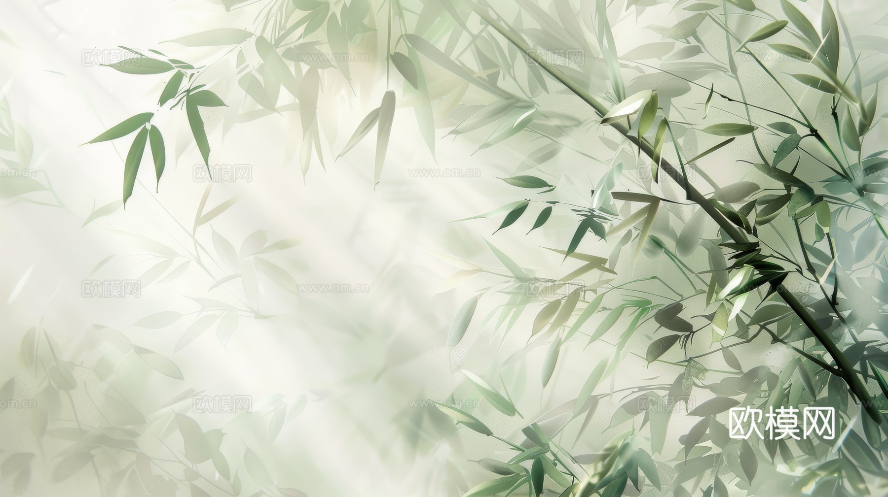 中式竹子竹林壁纸壁画
