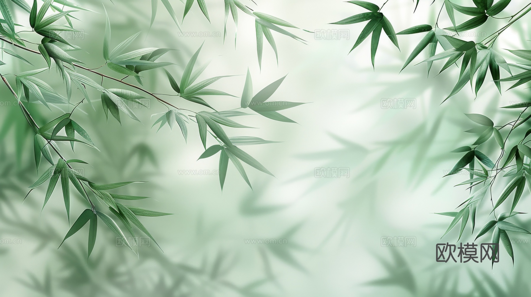 中式竹子竹林壁纸壁画