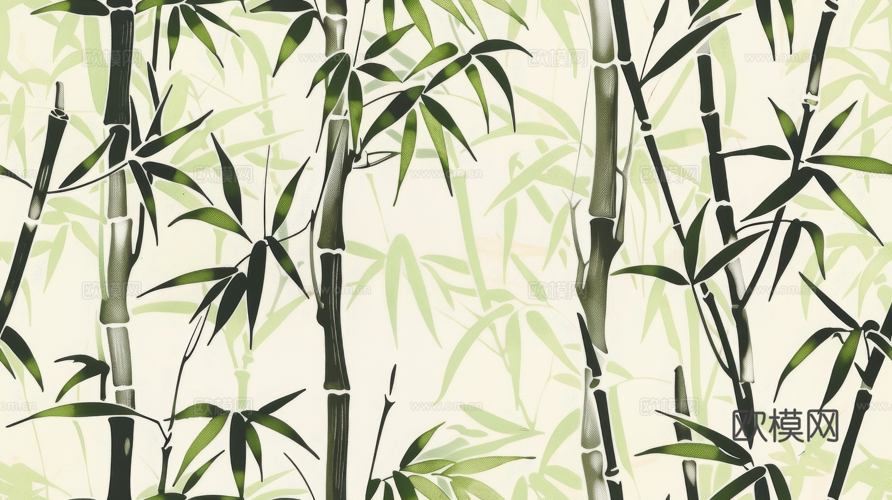 中式竹子竹林壁纸壁画
