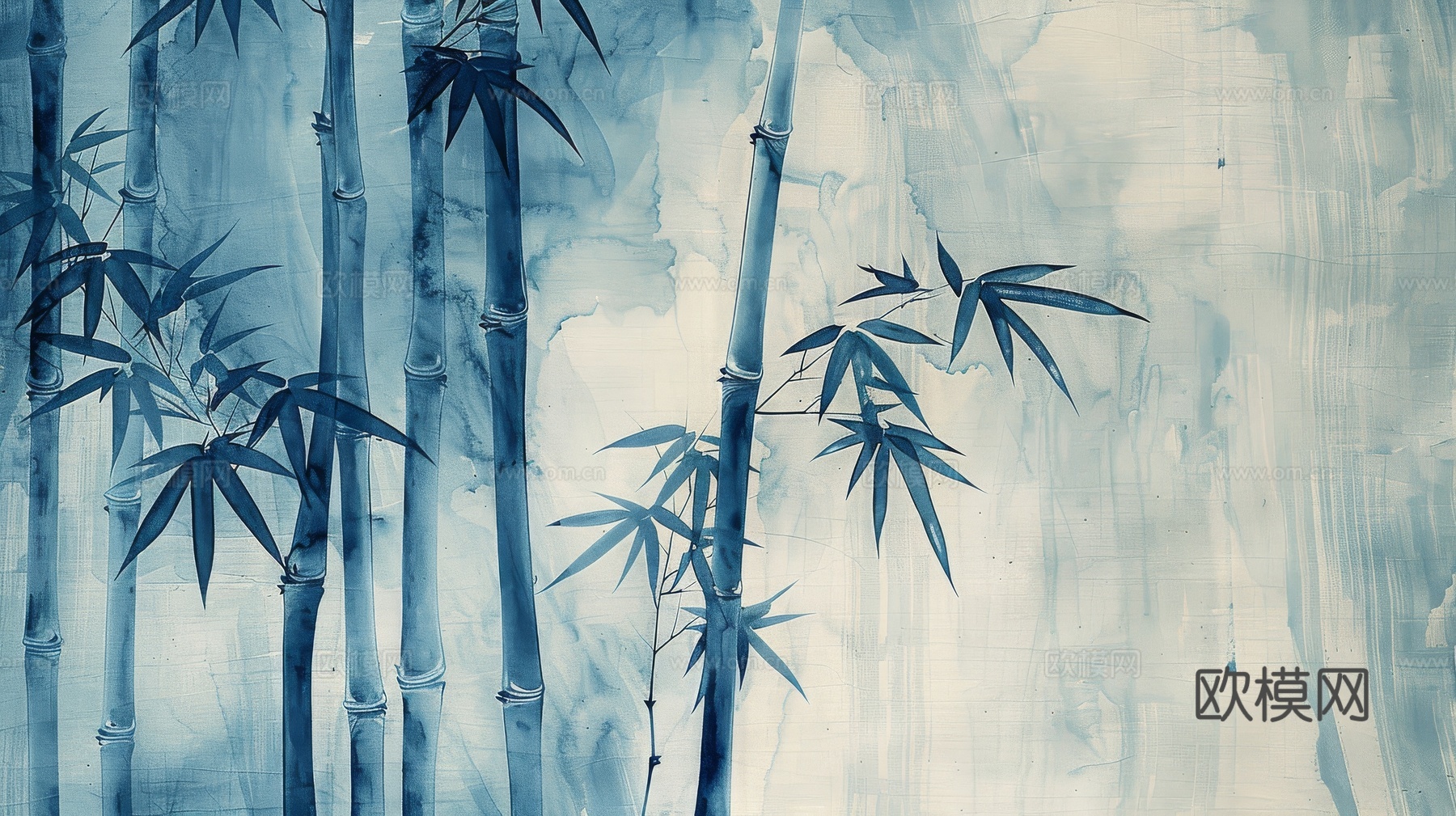 中式竹子竹林壁纸壁画