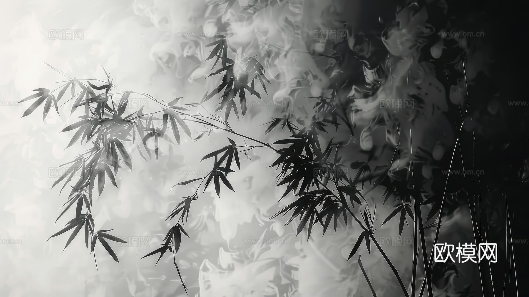 中式竹子竹林壁纸壁画