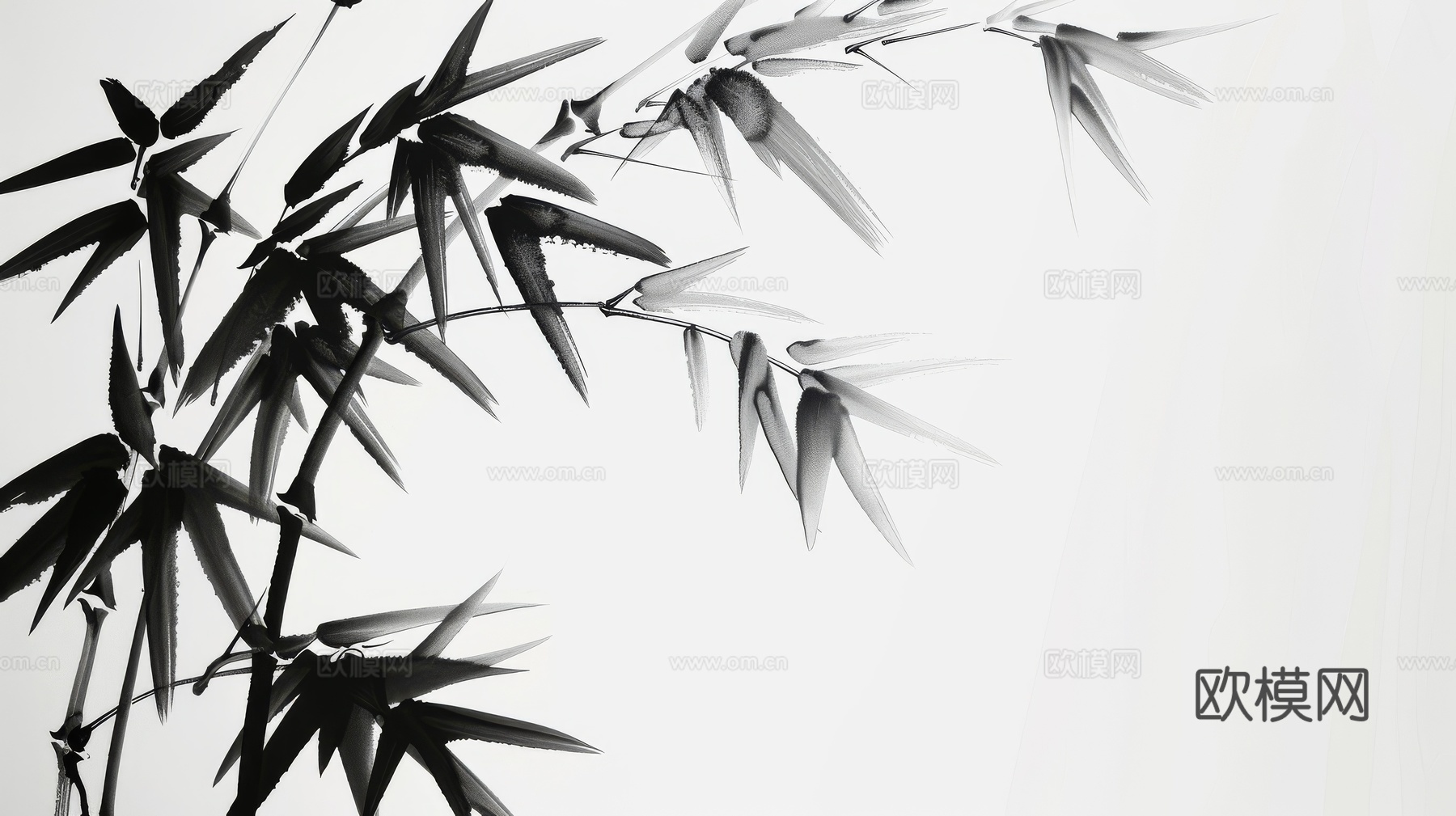 中式竹子竹林壁纸壁画