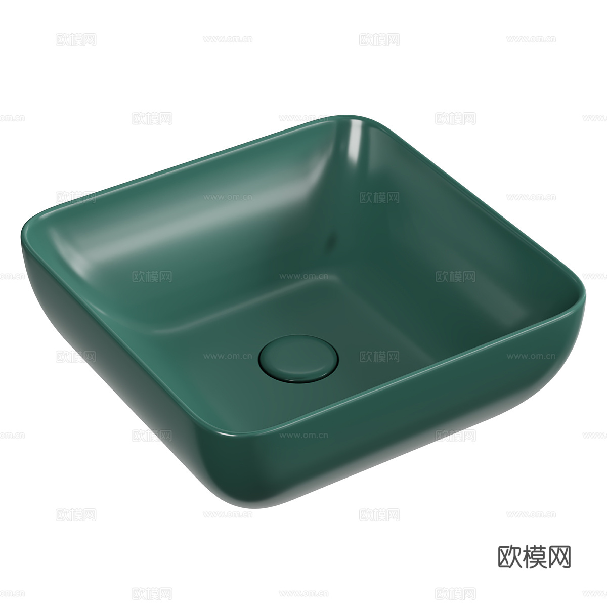 现代意式洗手盆3d模型
