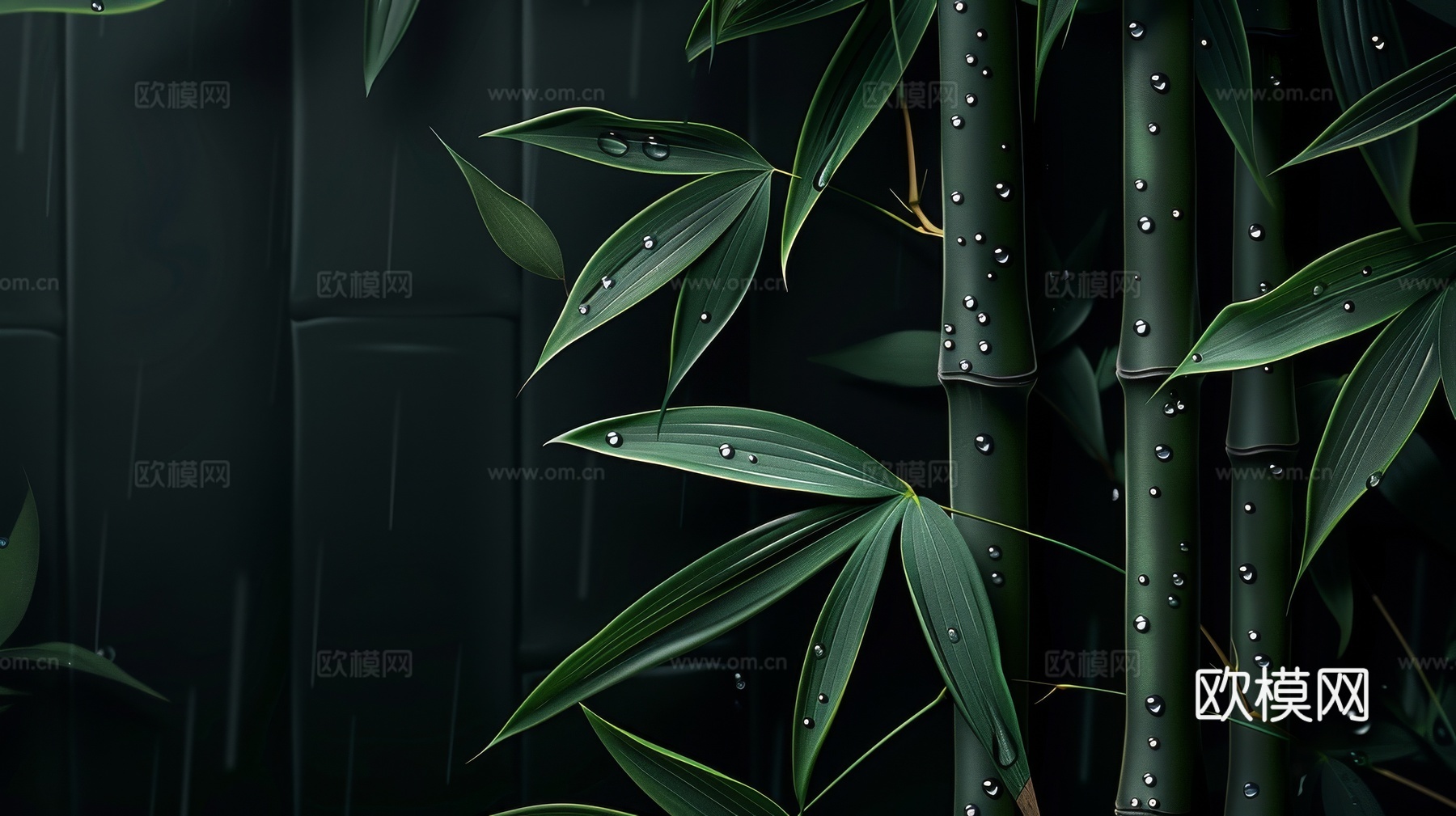 中式竹子竹林壁纸壁画