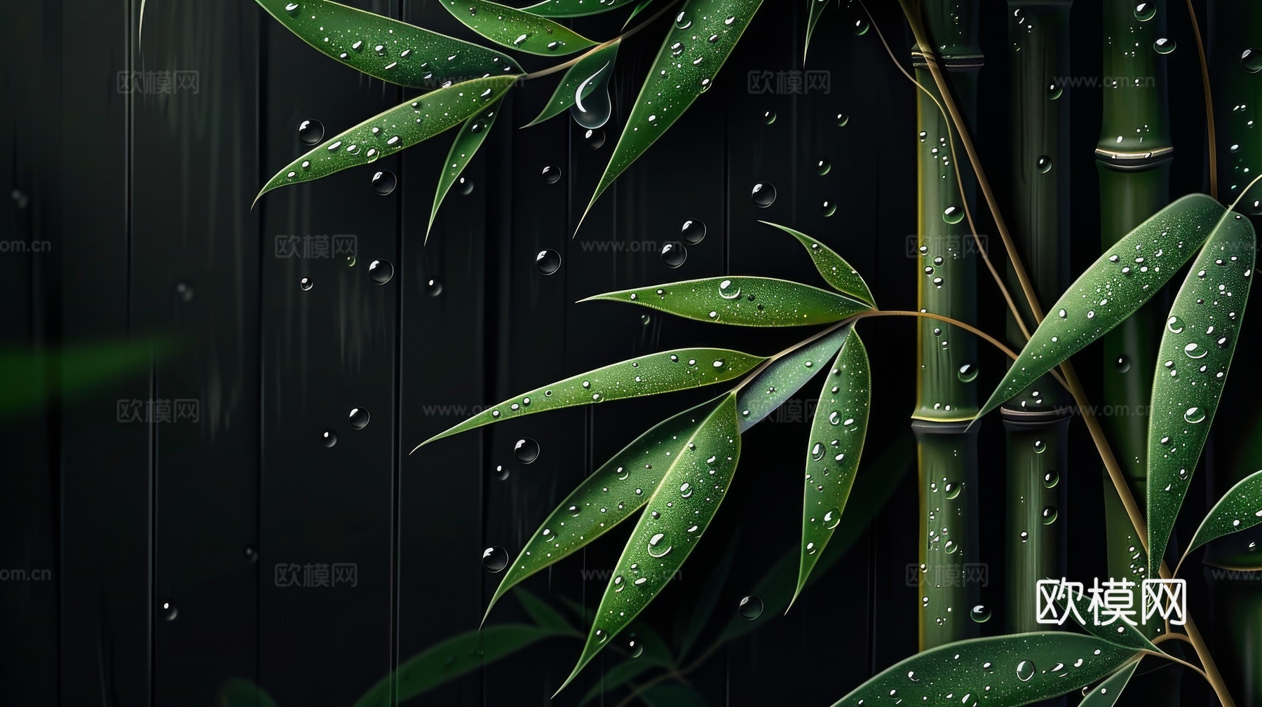 中式竹子竹林壁纸壁画