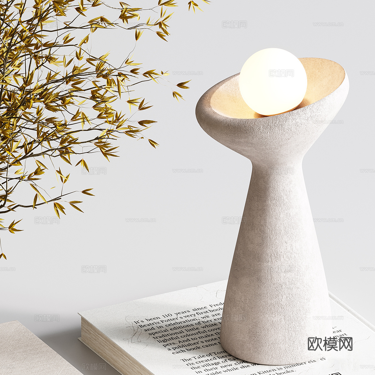 现代轻奢饰品摆件组合3d模型