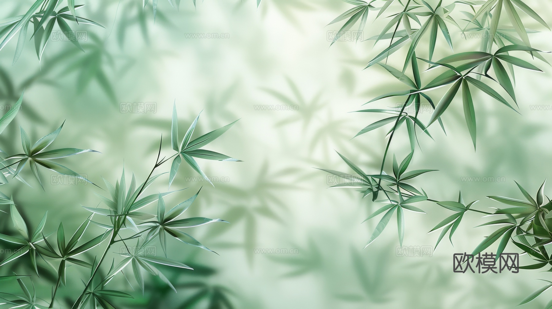 中式竹子竹林壁纸壁画