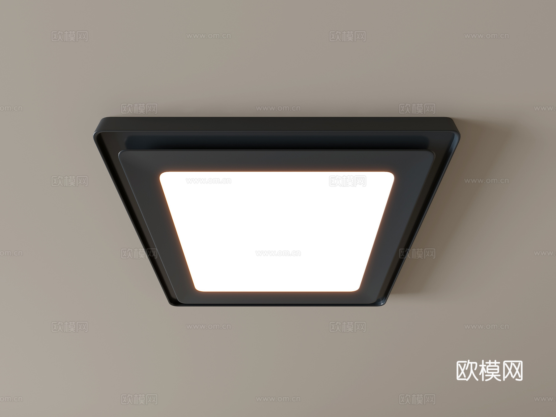 现代吸顶灯 几何形吸顶灯 卧室灯 艺术造型灯具 时尚客厅灯3d模型