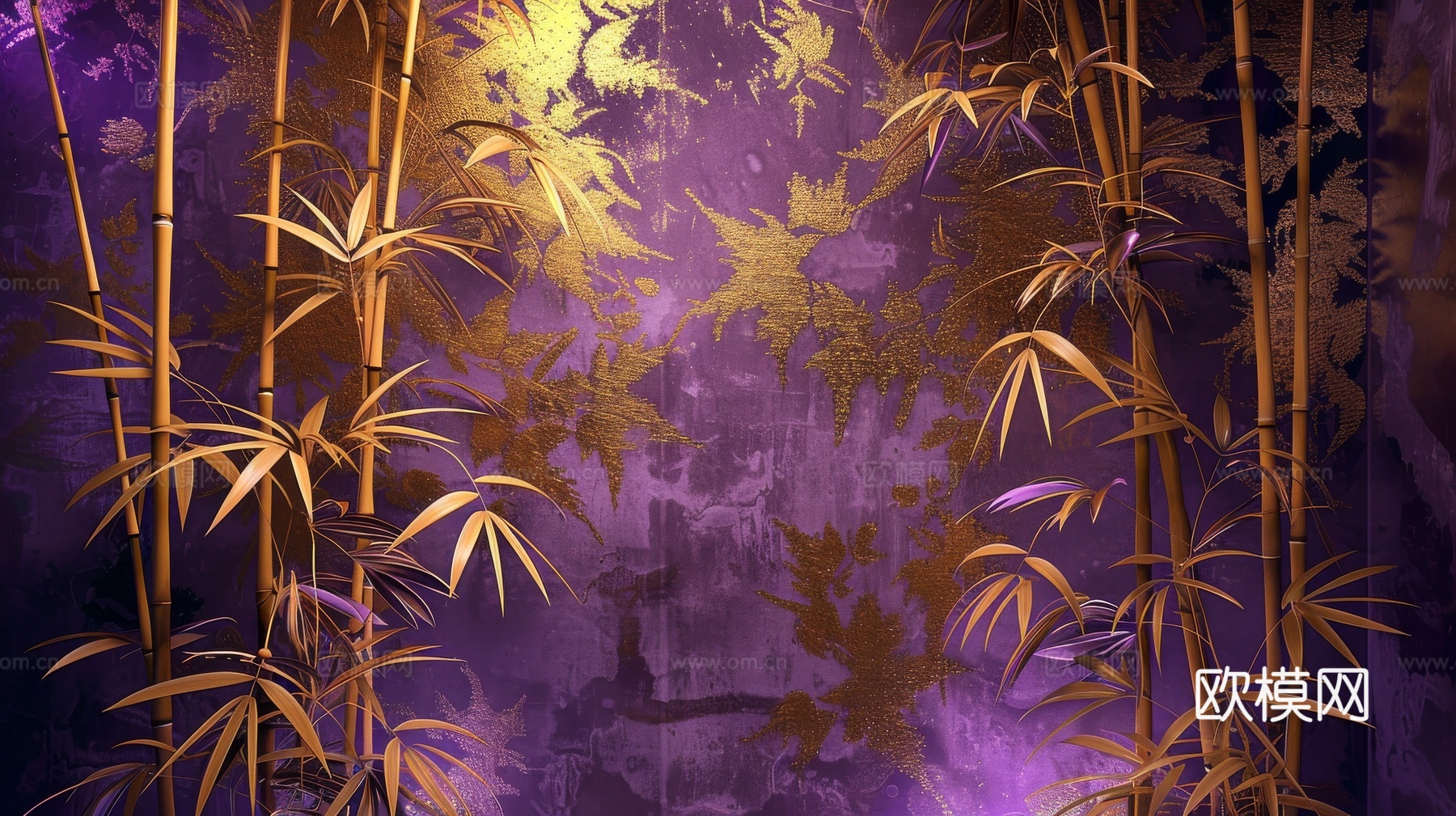 中式竹子竹林壁纸壁画