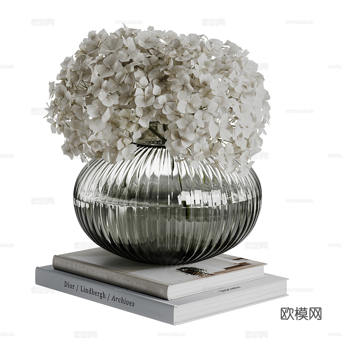 现代意式轻奢饰品摆件组合3d模型
