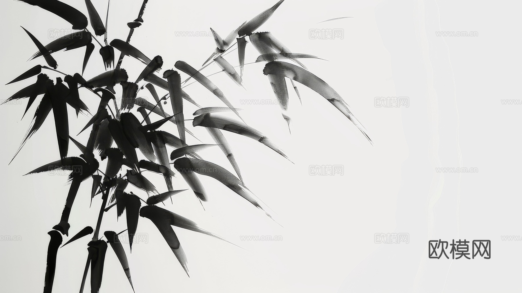 中式竹子竹林壁纸壁画