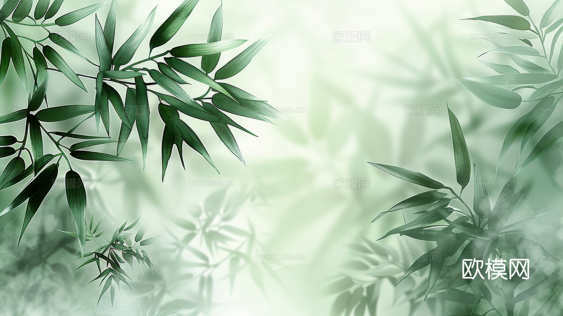 中式竹子竹林壁纸壁画