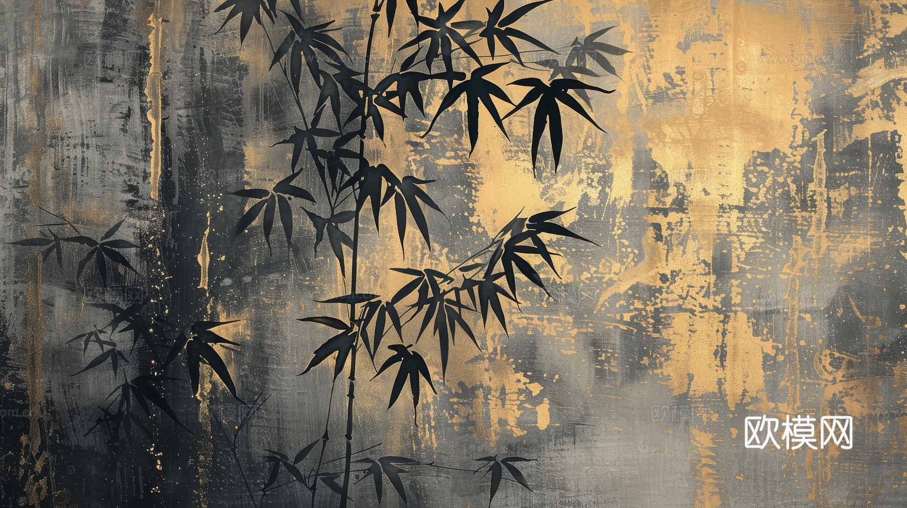 中式竹子竹林壁纸壁画
