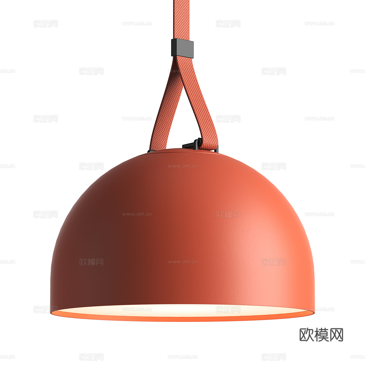 现代意式极简皮带装饰吊灯3d模型
