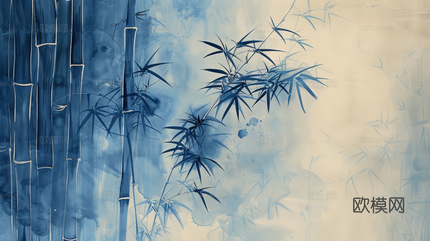 中式竹子竹林壁纸壁画