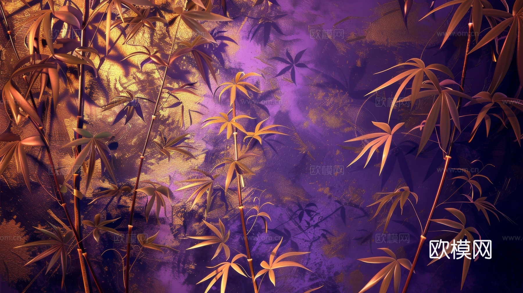 中式竹子竹林壁纸壁画