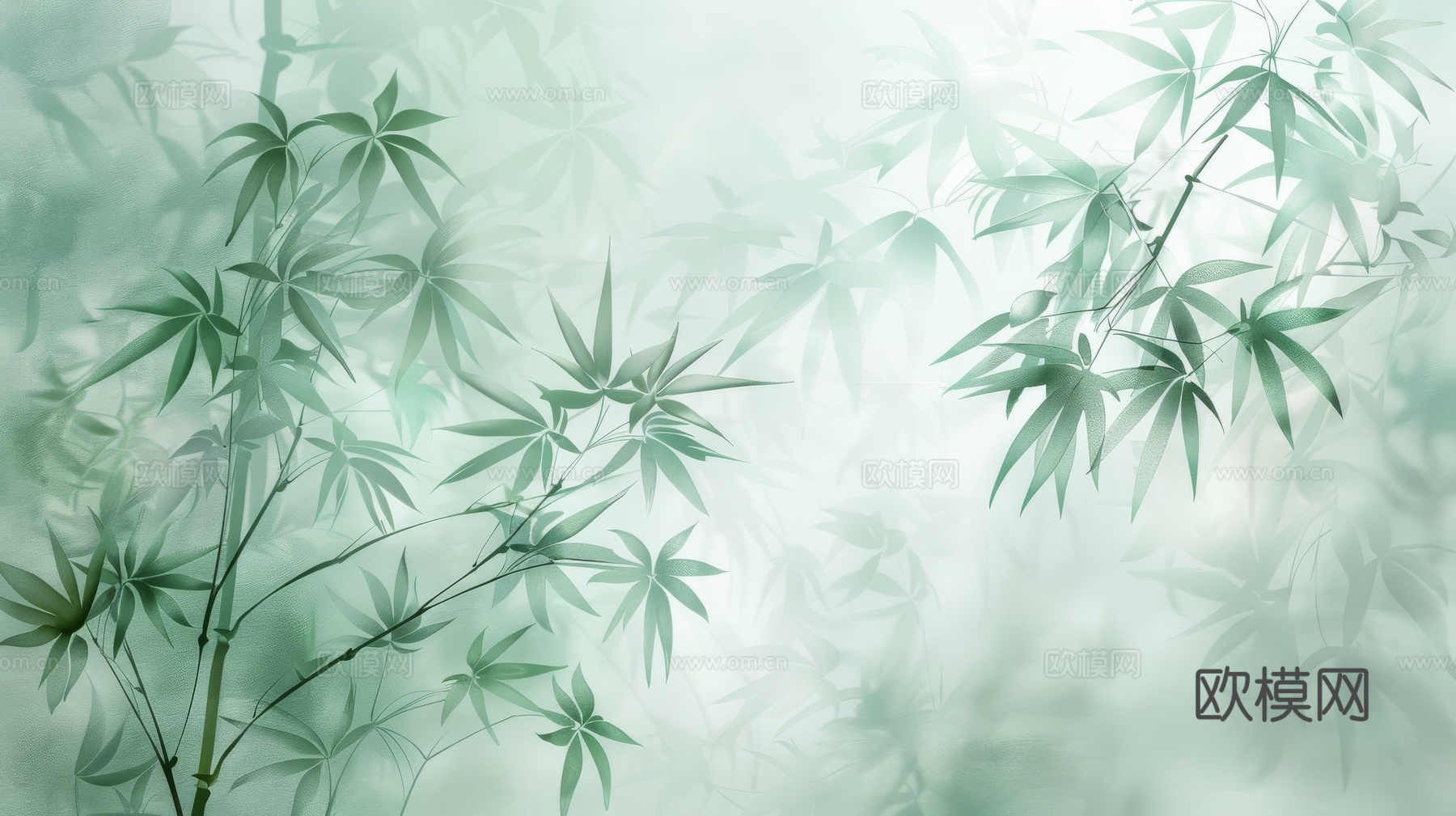 中式竹子竹林壁纸壁画