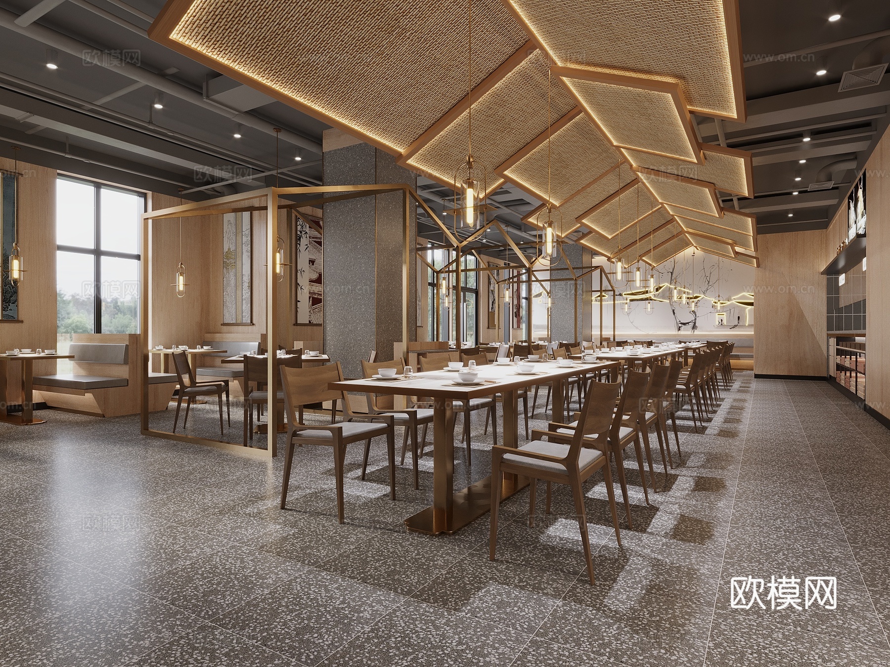 餐馆 餐厅3d模型