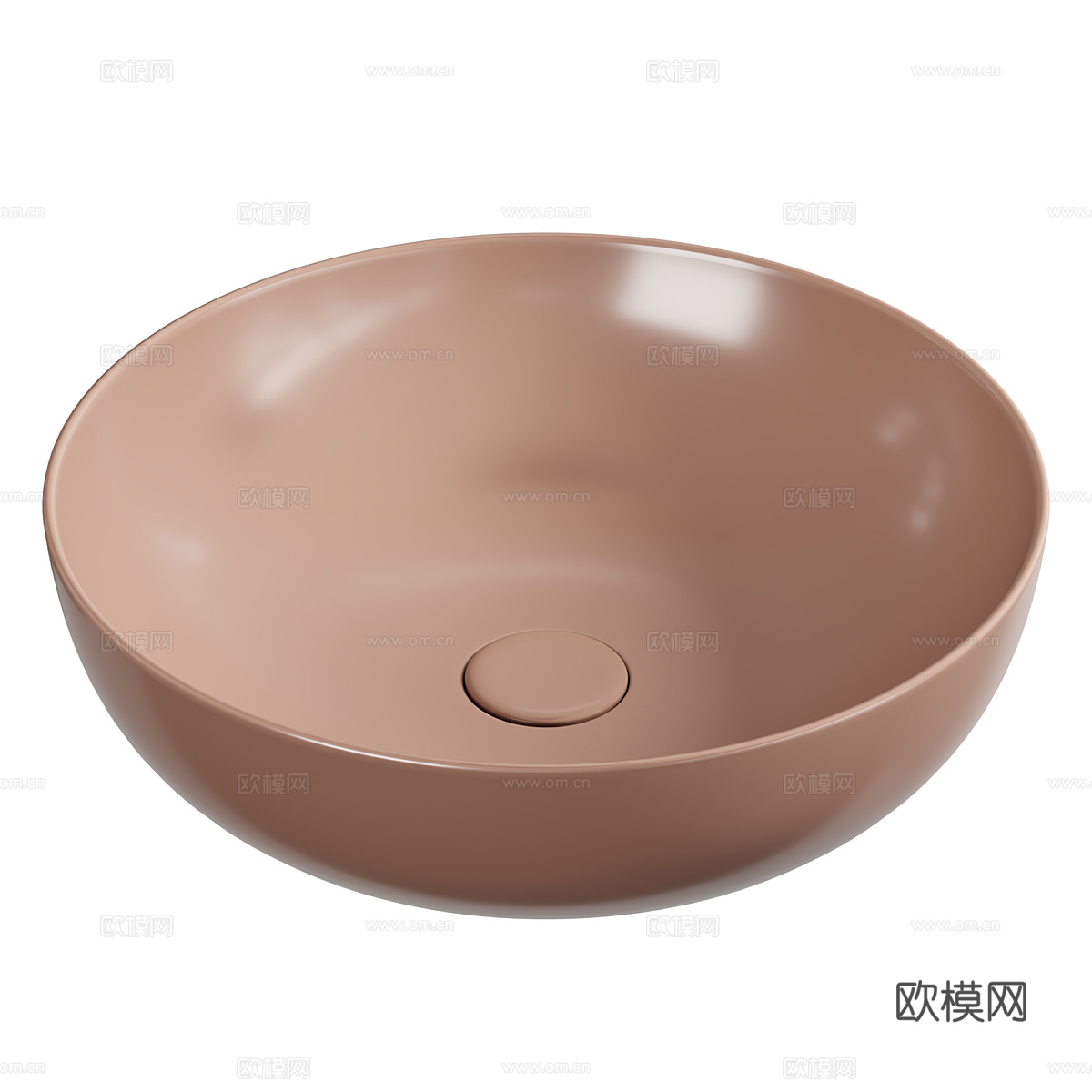 现代意式洗手盆3d模型