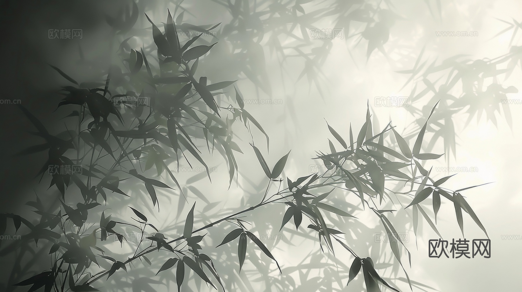 中式竹子竹林壁纸壁画
