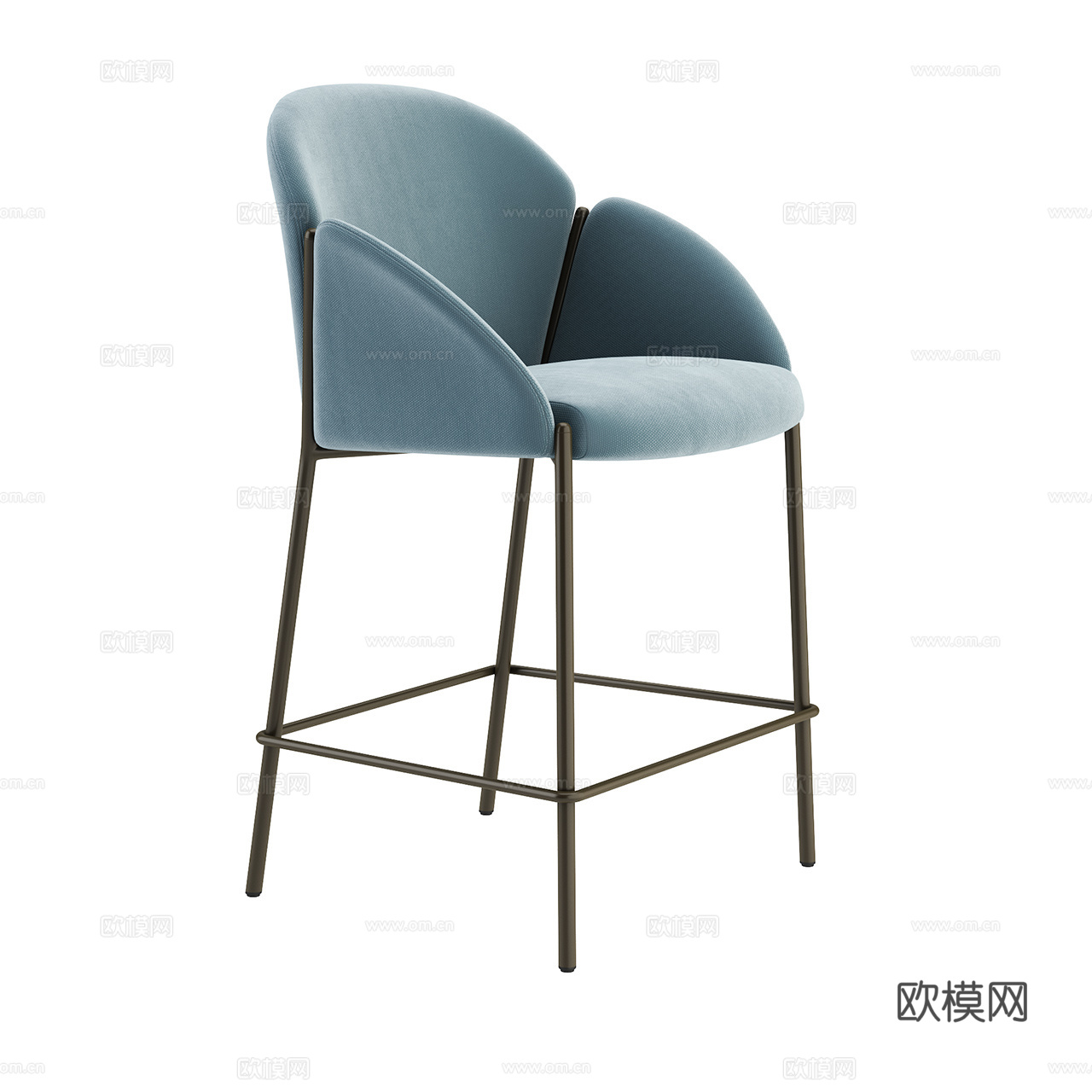 artifort 现代吧椅 意式吧椅 布艺吧椅 简约吧椅3d模型