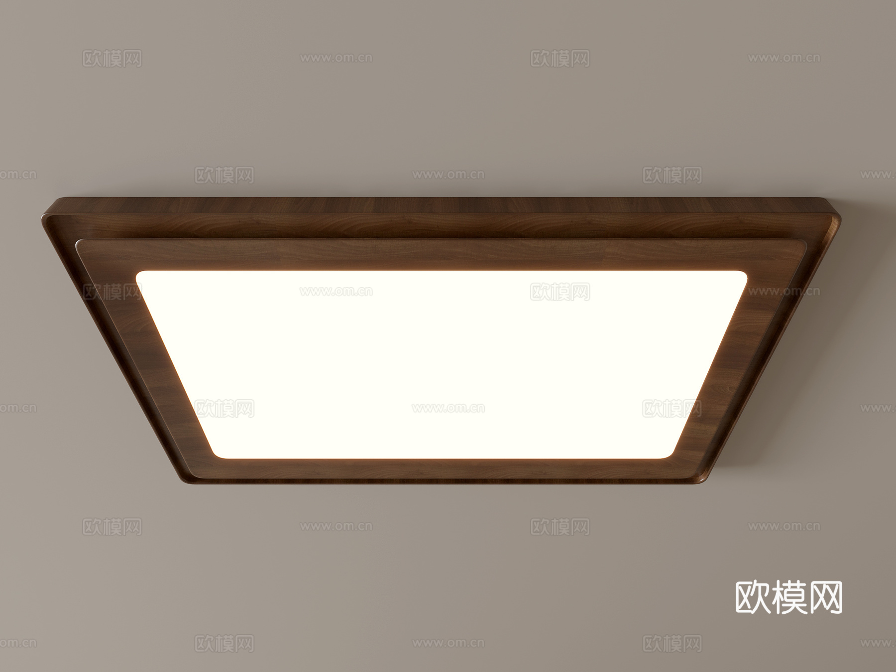 现代吸顶灯 几何形吸顶灯 卧室灯 艺术造型灯具 时尚客厅灯su模型下载（渲染图1）