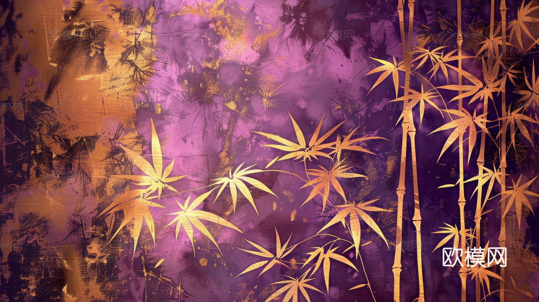 中式竹子竹林壁纸壁画
