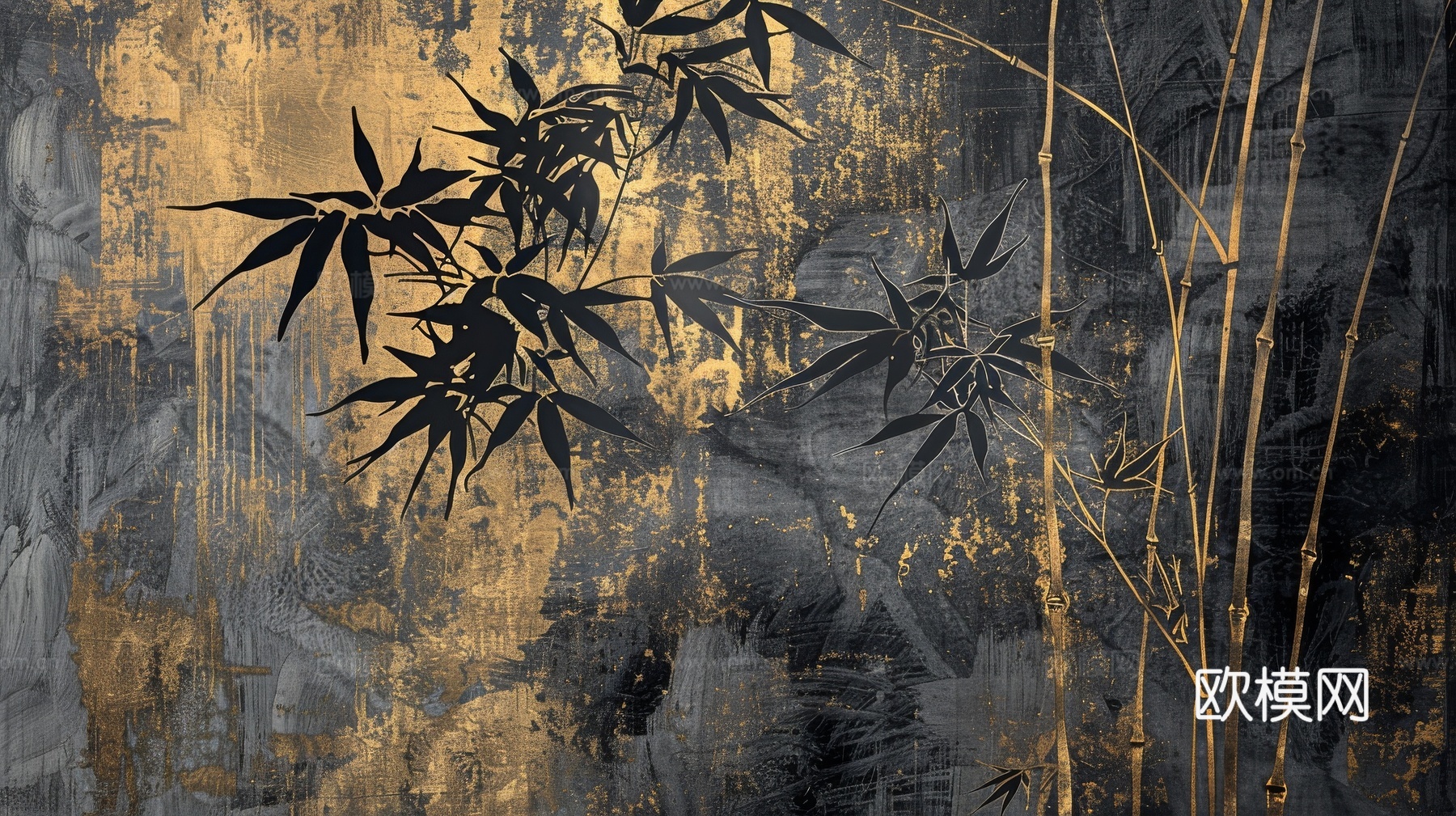 中式竹子竹林壁纸壁画