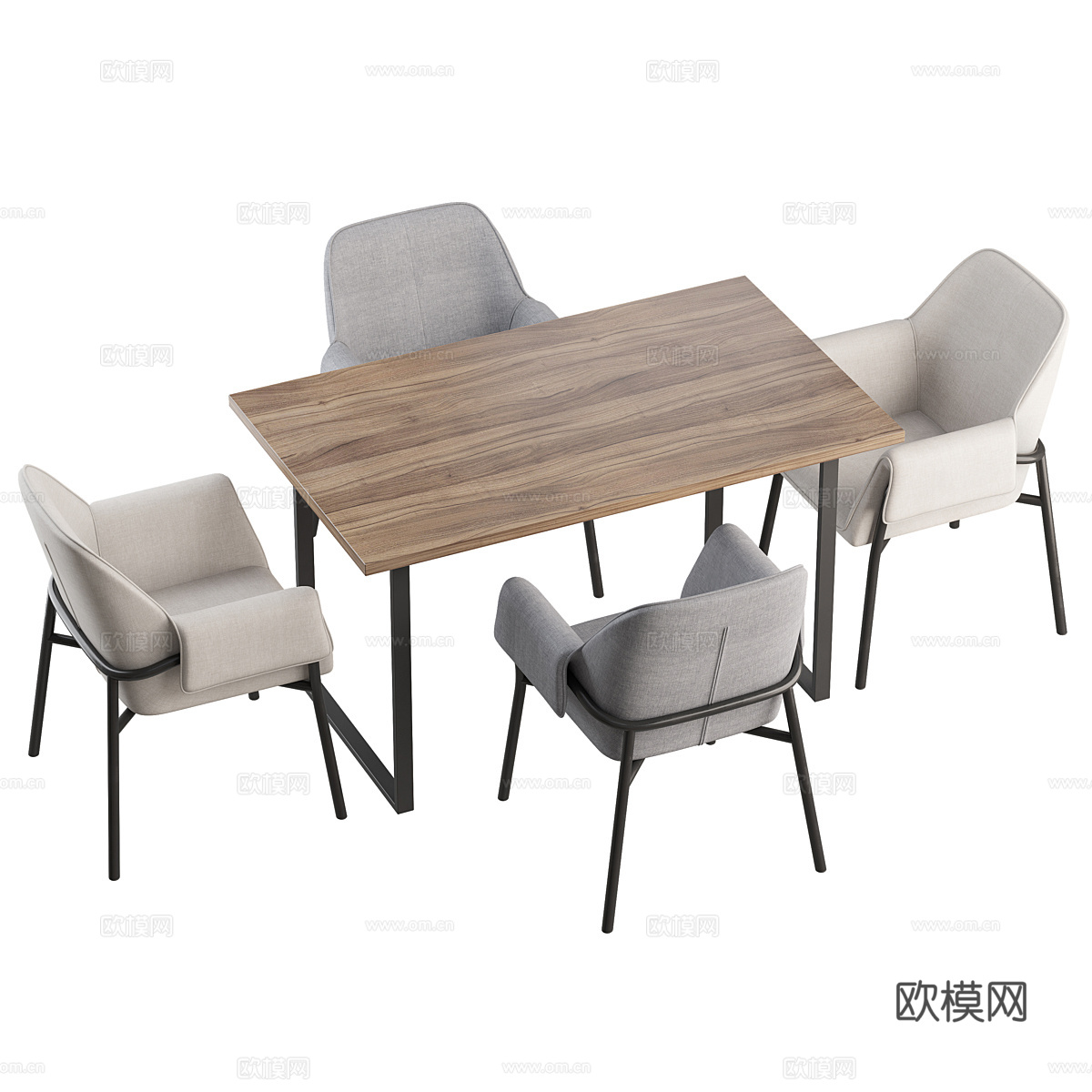 餐椅3d模型下载