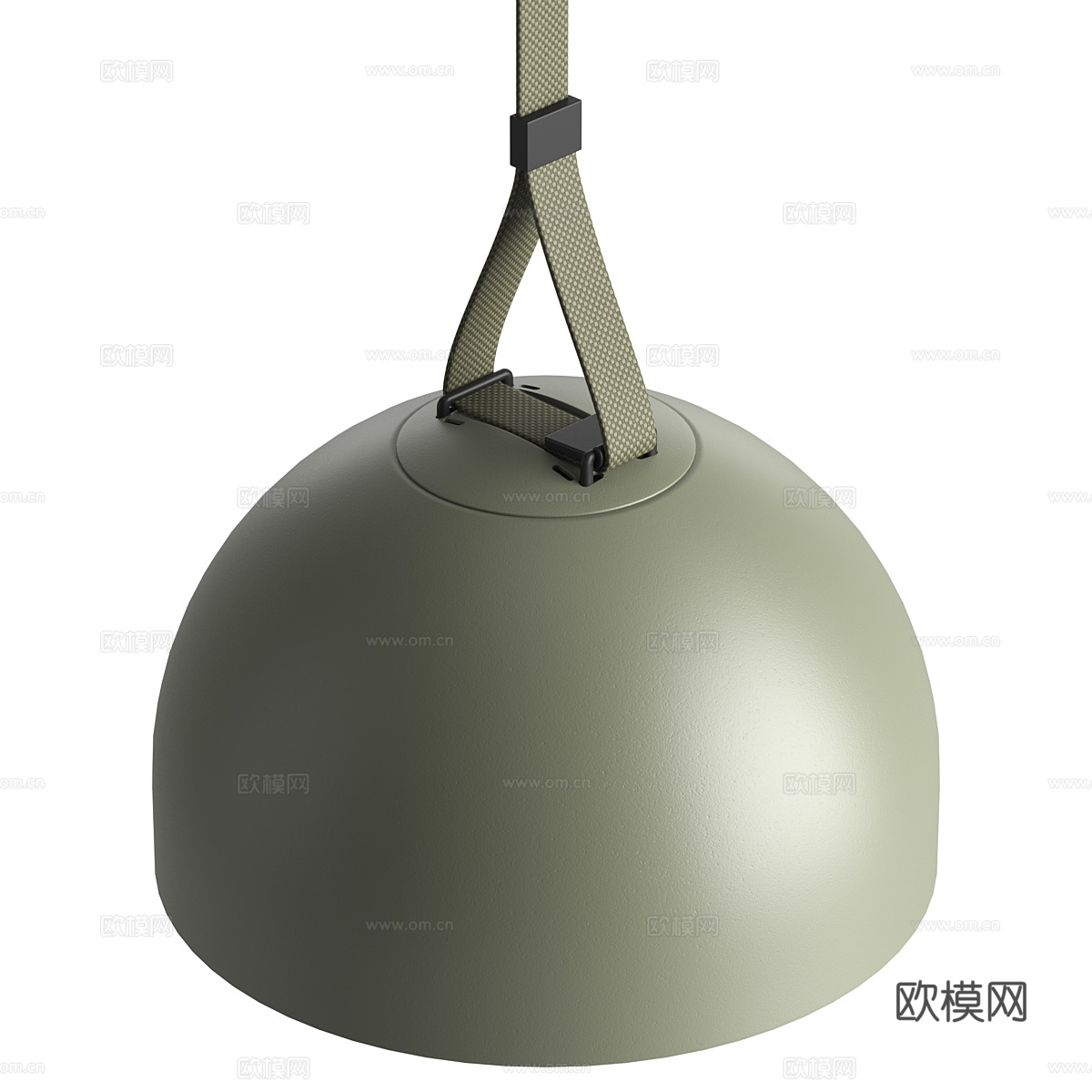 现代意式极简皮带装饰吊灯3d模型