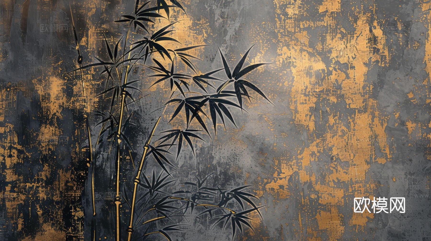 中式竹子竹林壁纸壁画