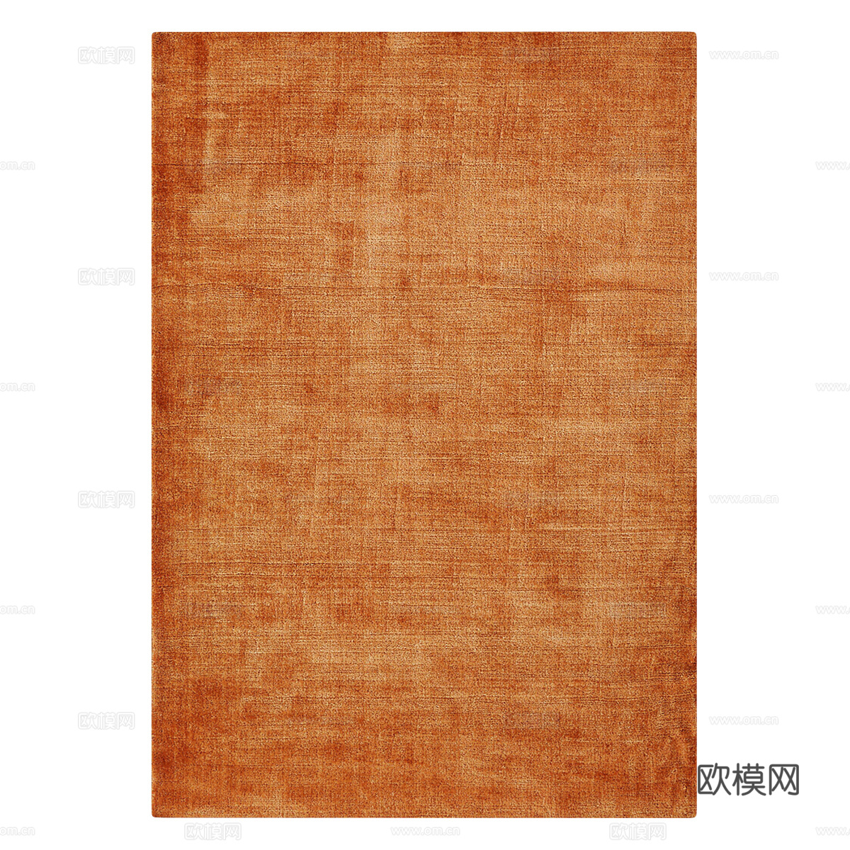 新中式布艺地毯3d模型