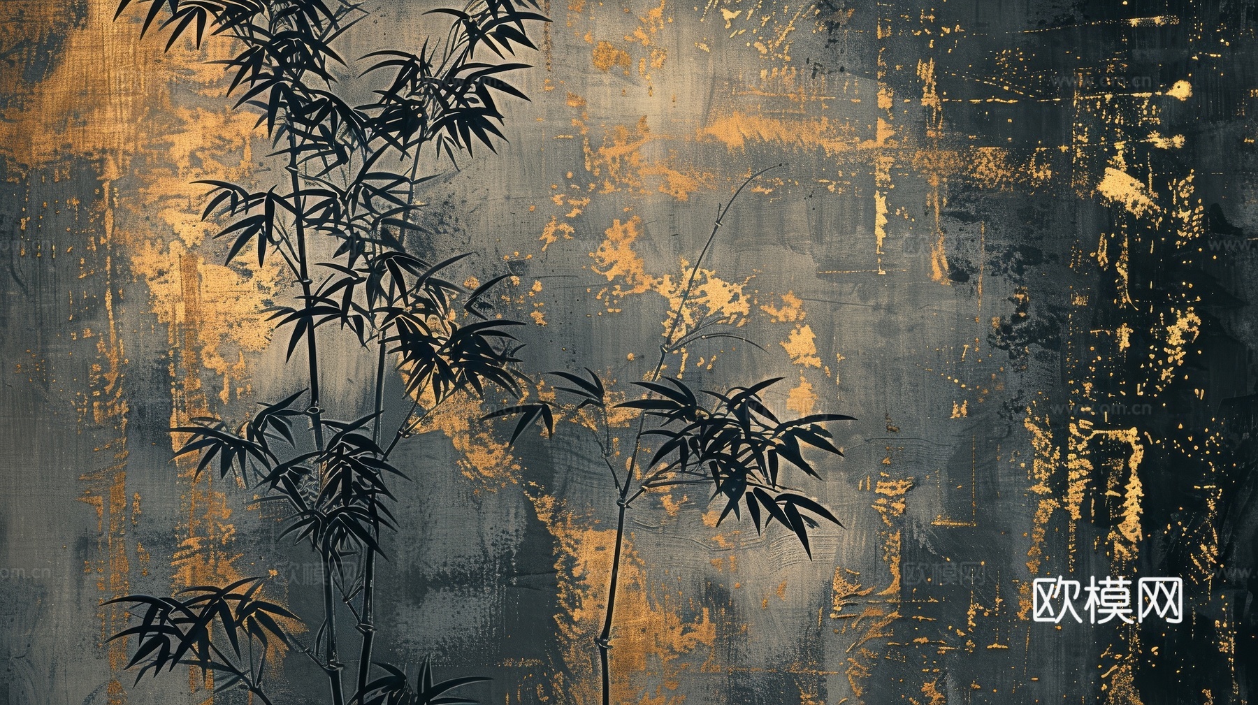 中式竹子竹林壁纸壁画