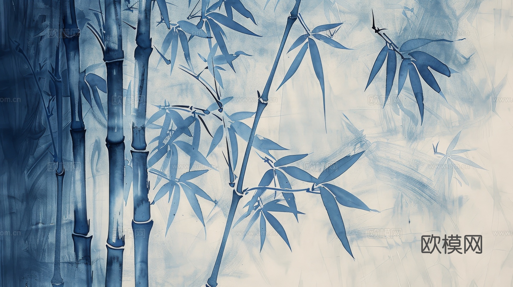 中式竹子竹林壁纸壁画