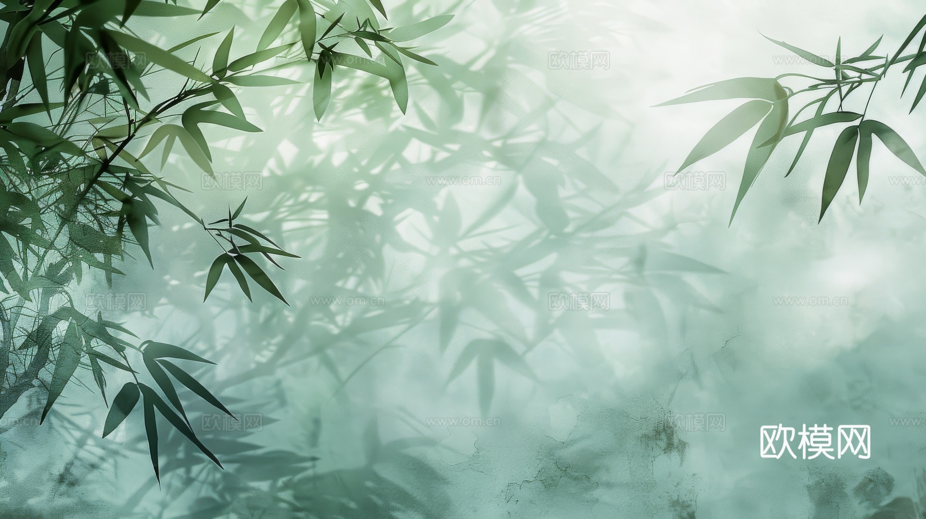 中式竹子竹林壁纸壁画