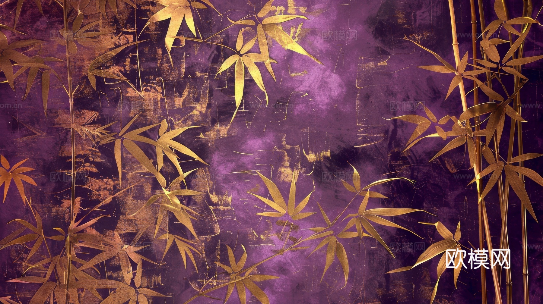 中式竹子竹林壁纸壁画