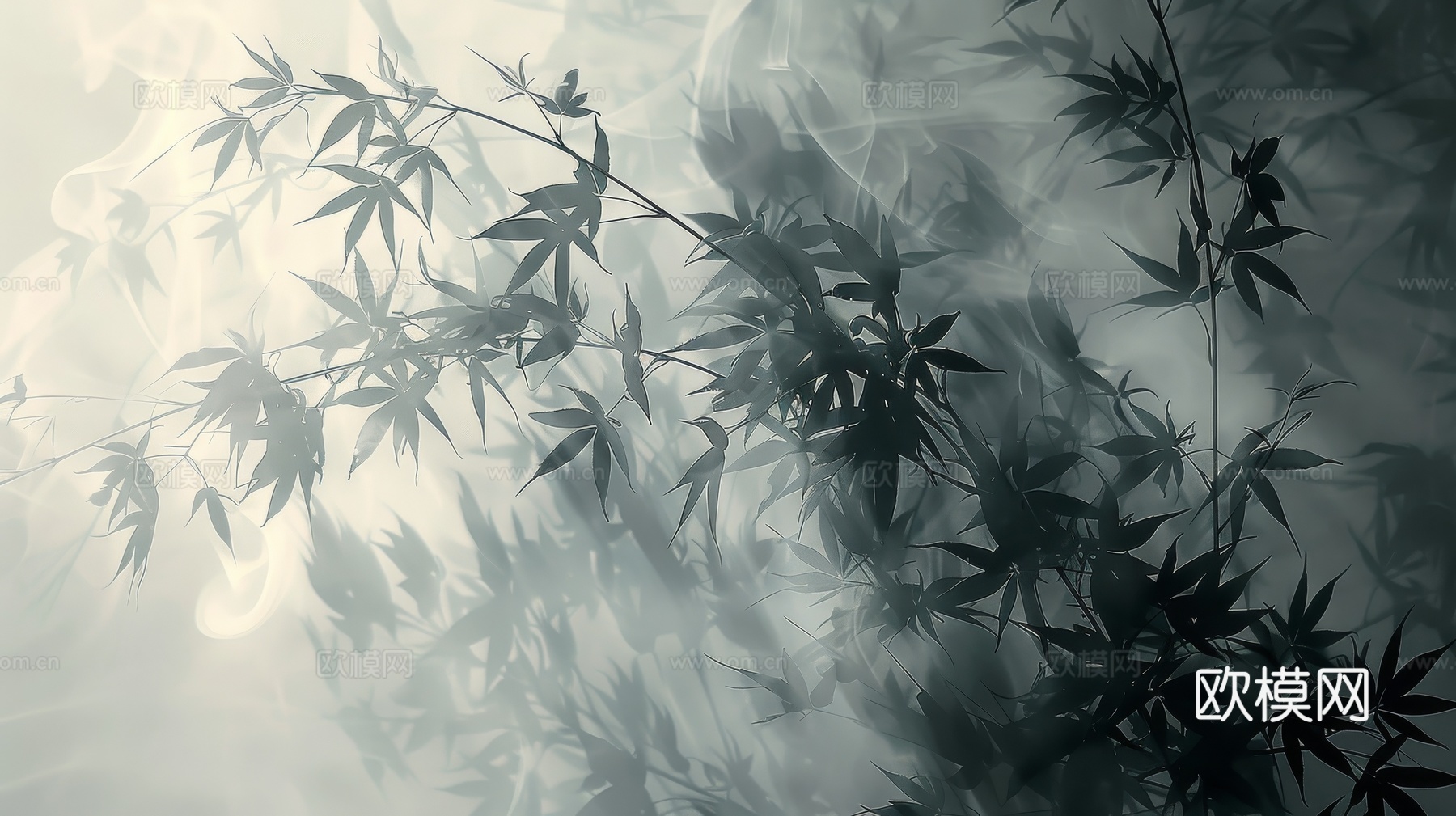中式竹子竹林壁纸壁画