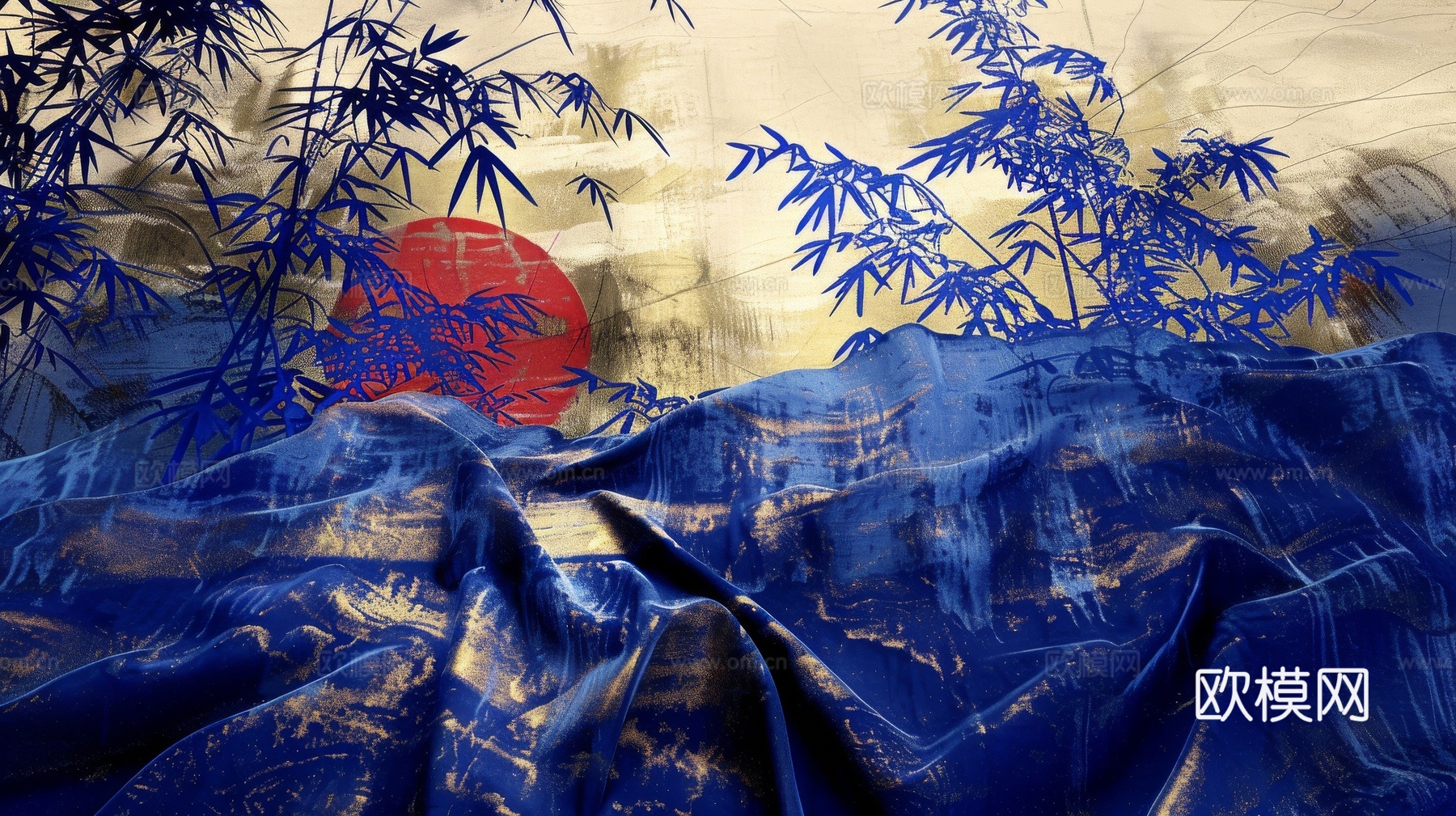中式竹子竹林壁纸壁画