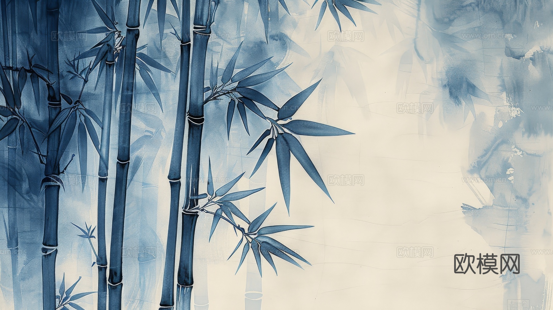 中式竹子竹林壁纸壁画