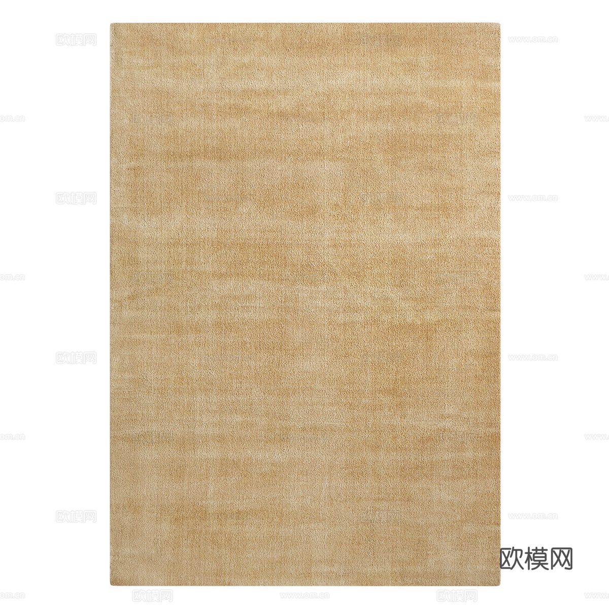 新中式布艺地毯3d模型