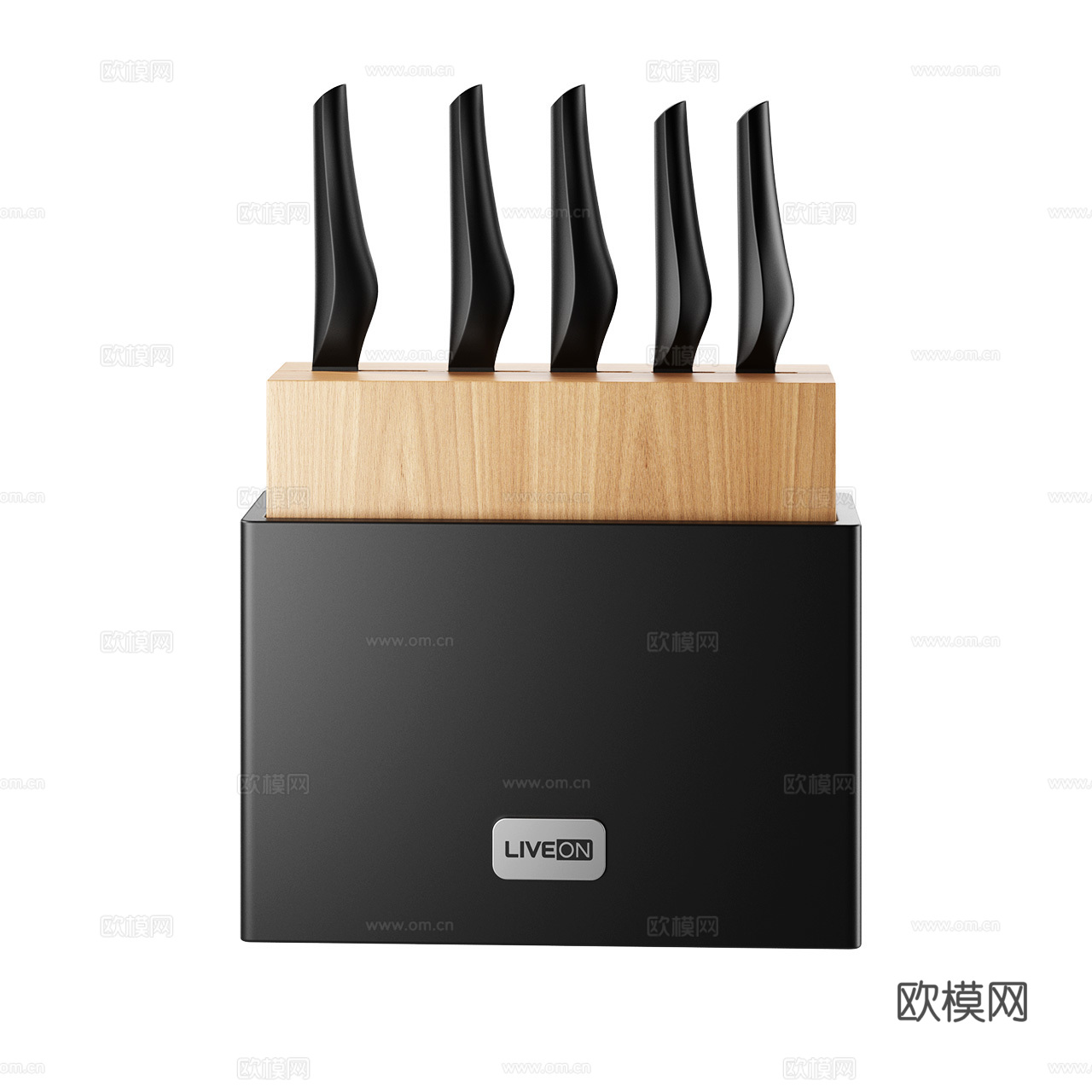 Liveon 抗菌厨刀套装 厨具 厨房用品 厨房摆件3d模型下载