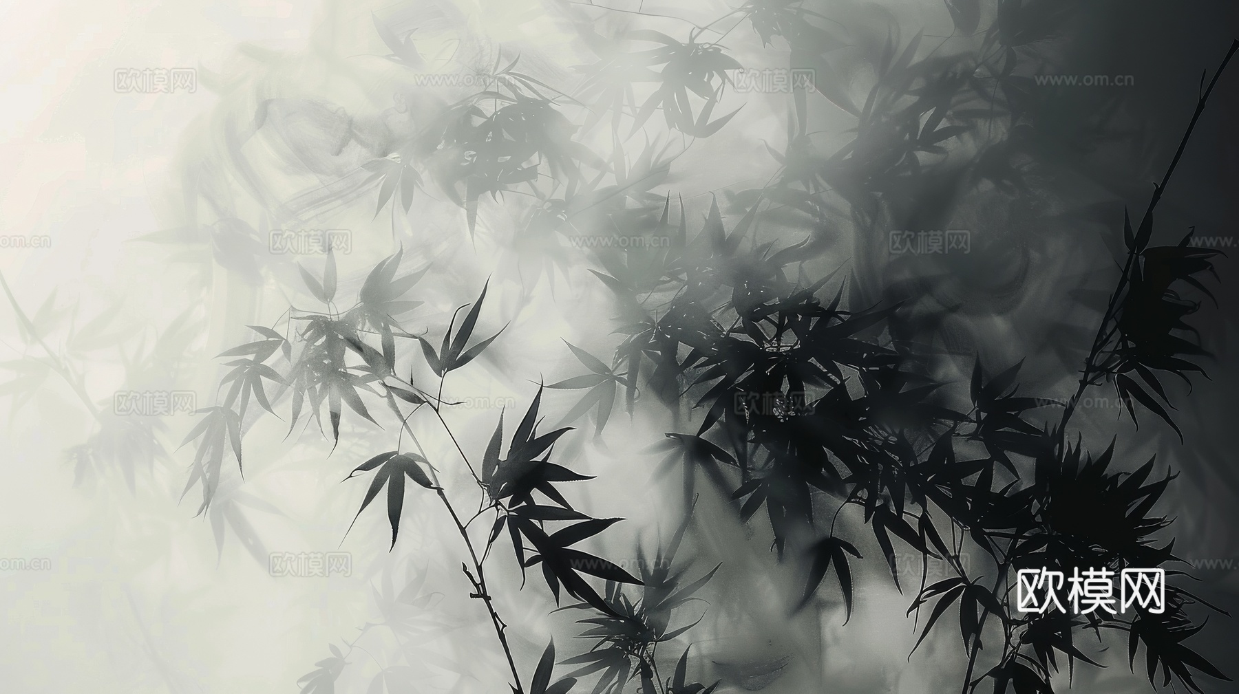 中式竹子竹林壁纸壁画