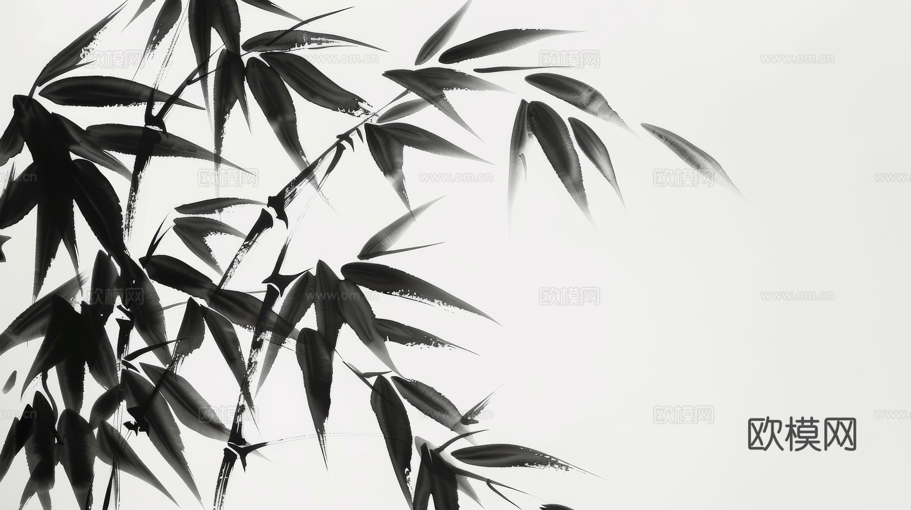 中式竹子竹林壁纸壁画