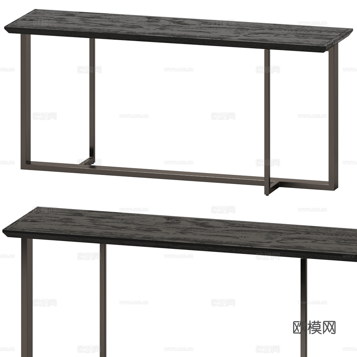 现代极简玄关桌 端景台3d模型
