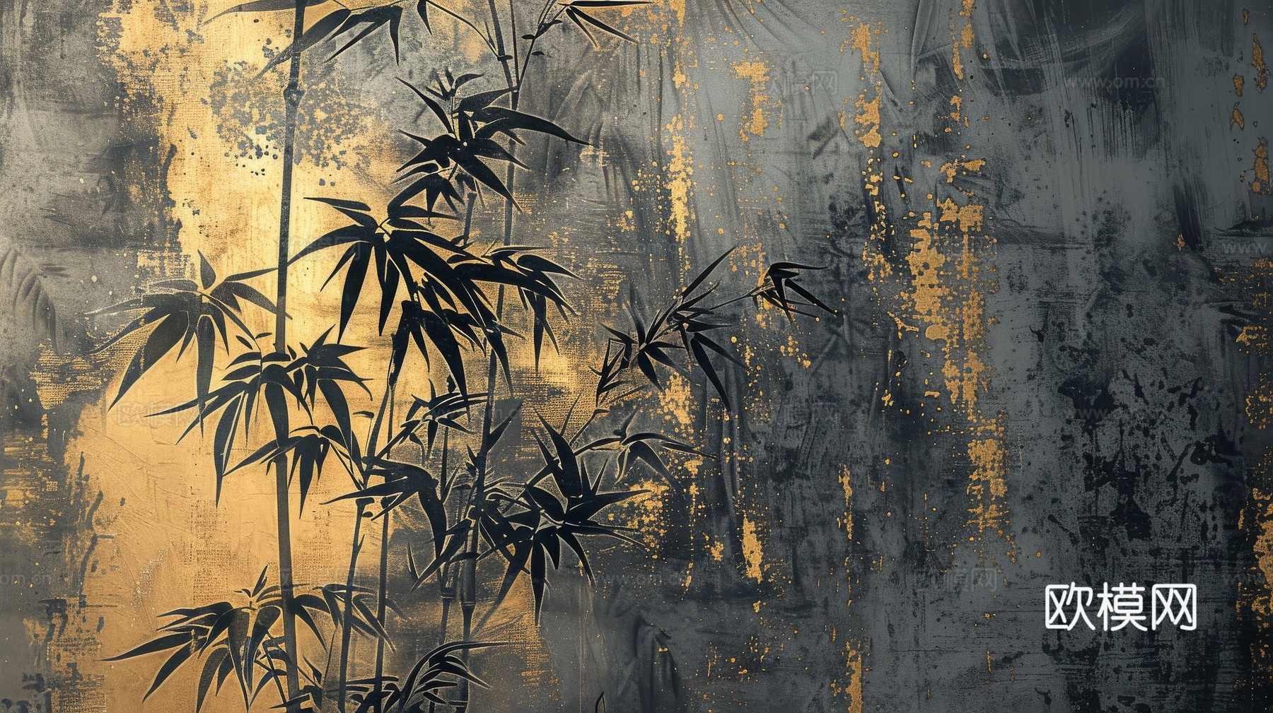 中式竹子竹林壁纸壁画