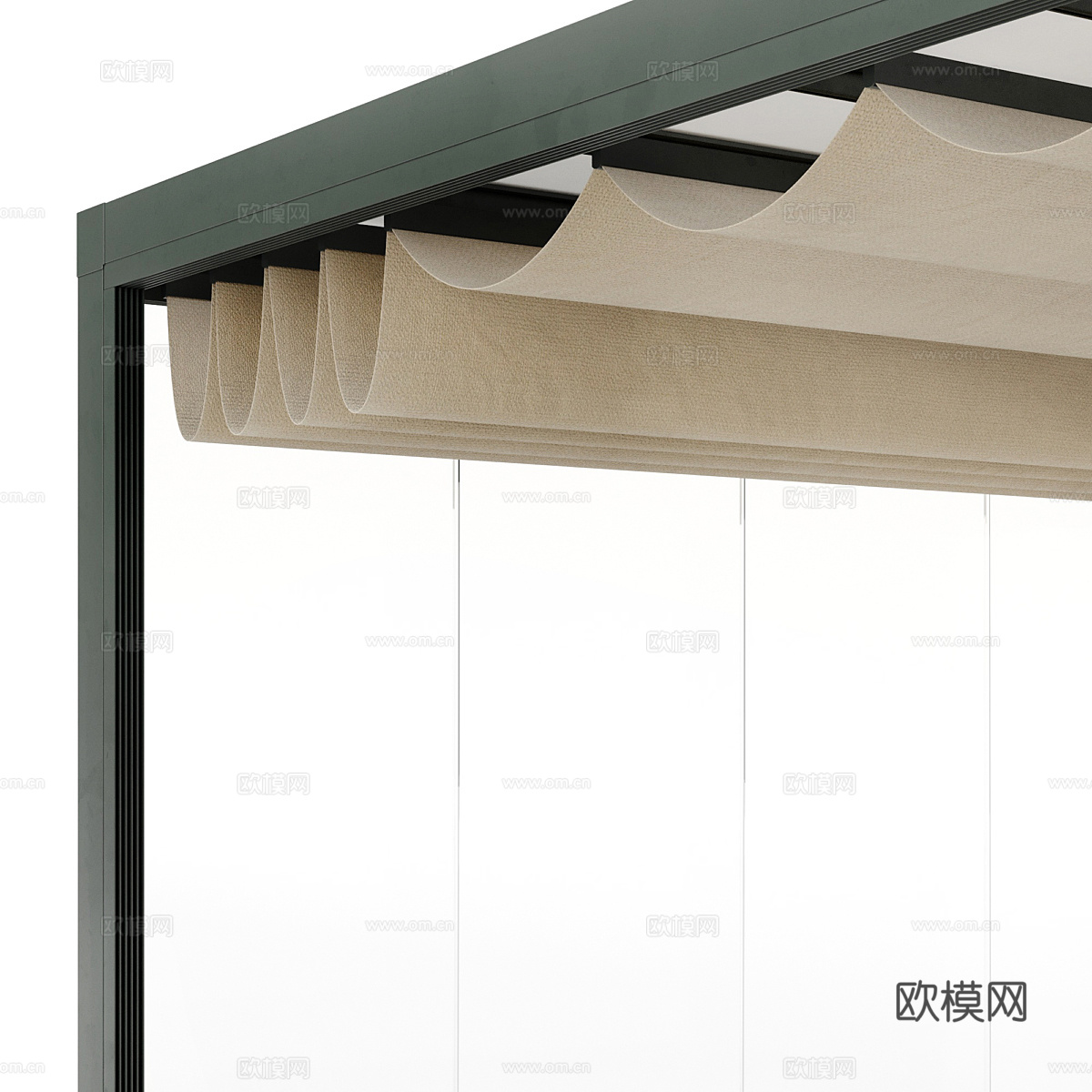 现代庭院凉亭3d模型