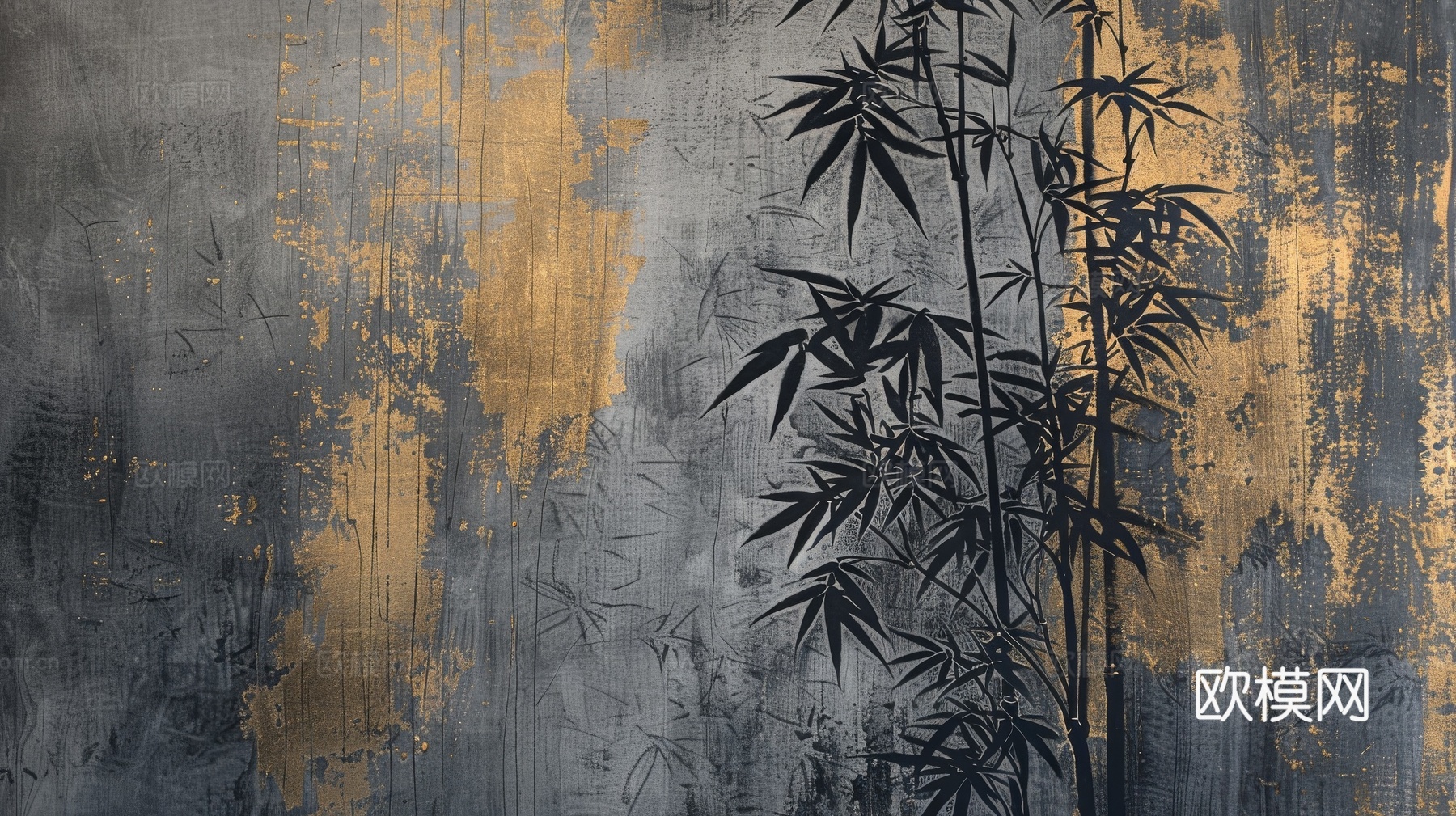 中式竹子竹林壁纸壁画